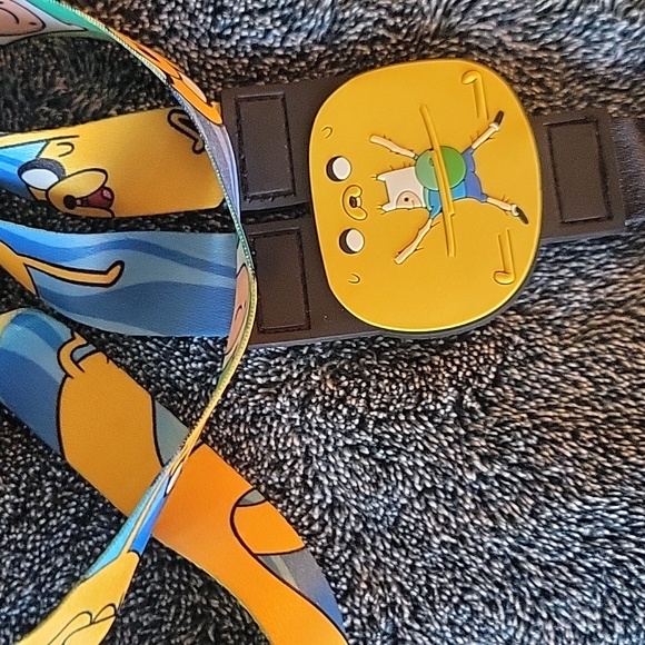 Adventure Time Reversible Kids Lanyard - Blue and Yellow - Picture 4 of 6